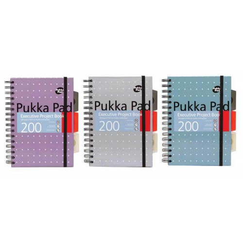 Spiralna bilježnica Pukka Pad Pukka Pad Metalik, A5 crte