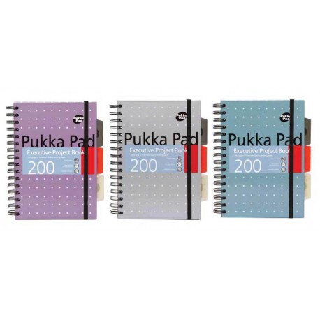Spiralna bilježnica Pukka Pad Pukka Pad Metalik, A5 crte
