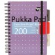 Spiralna bilježnica Pukka Pad Pukka Pad Metalik, A5 crte