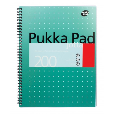 Spiralna bilježnica Pukka Pad Metalik, A4 mali karo