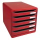 Ladice za spise Multiform Office Set,  5 ladica