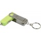 Polnilec USB za avto 12V Twister zelena