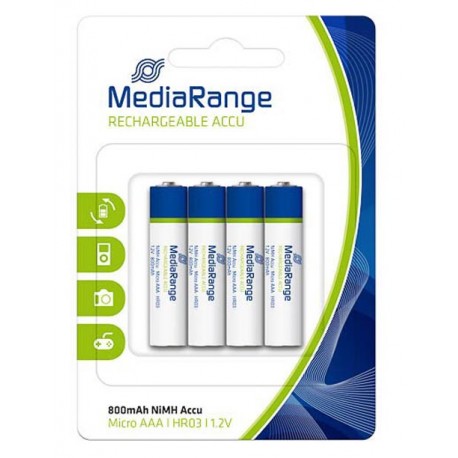 Punjive baterije Mediarange AAA 1,5V