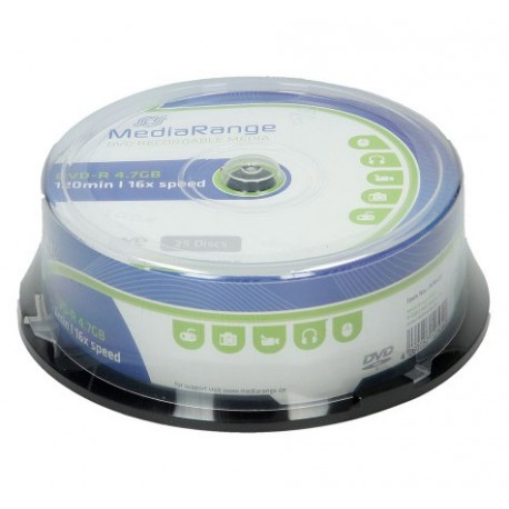 DVD-R Mediarange 4,7 GB - 25/1