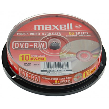 DVD-RW Maxell na osi 10/1