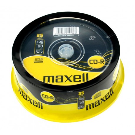CD-R Maxell 700 MB, 25/1