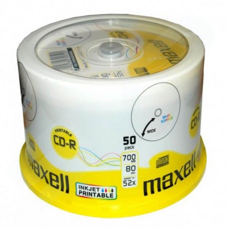 CD-R Maxell PRINTABLE, 50/1