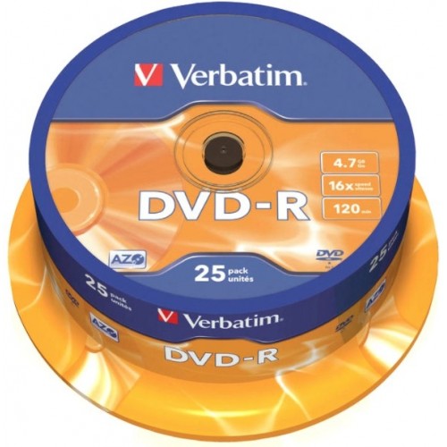 DVD-R Verbatim, 25/1