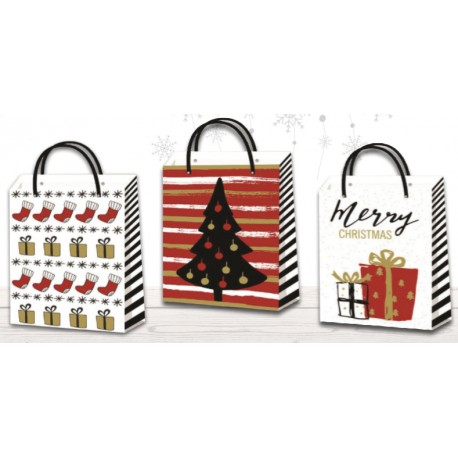 Darovna vrećica Delux mat gliter, velika