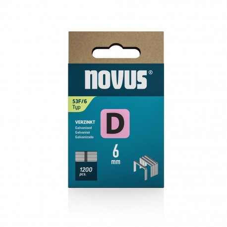 Punjenja za klamerice Novus Tip D, 53F/6