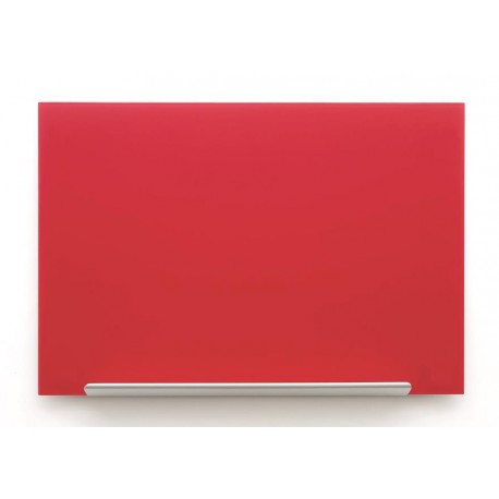Crvena staklena magnetna ploča Nobo Diamond 99,3 x 55,9 cm