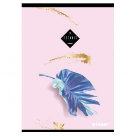 Bilježnica Street Botanic A5, crte s rubom