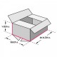 Kartonska kutija Quickbox 160 x 130 x 70 mm, 1/1