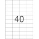 Etikete Sorex 52,5 x 29,7 mm, 100/1