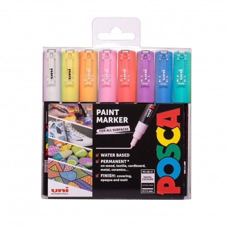 Marker Uni PC-1M POSCA, set 8/1