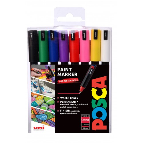 Marker Uni PC-1M POSCA, set 8/1