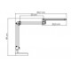 Alco uredska lampa 963 crna