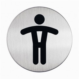 Piktogram: moški WC - Φ 83 mm