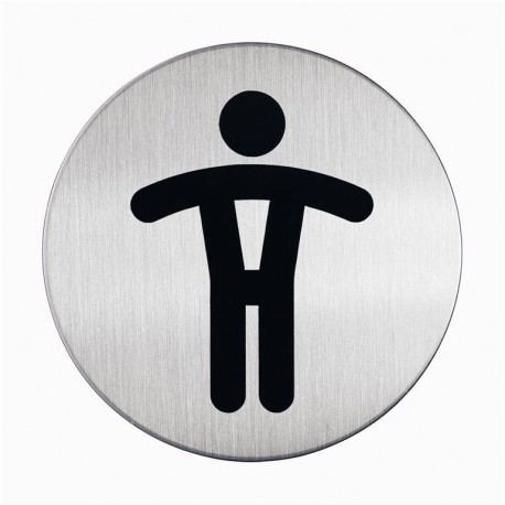 Piktogram: moški WC - Φ 83 mm