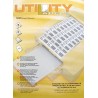 Etikete Utility  25,4 x 10 mm 