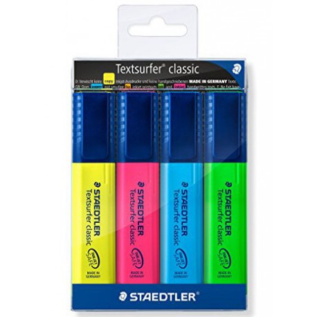 Označivač teksta Staedtler Textsurfer classic komplet 4/1