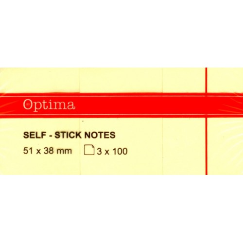 Samoljepivi blok  Optima 51 x 38 mm, 3/1