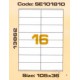 Etikete Utility 105 x 36 mm