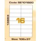 Etikete Utility 105 x 37 mm