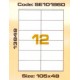 Etikete Utility 105 x 48 mm