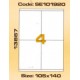 Etikete Utility 105 x 140 mm