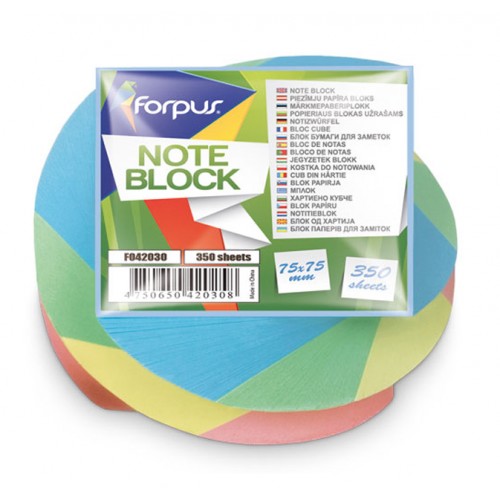 Spiralna kocka 75 x 75 mm, pastel