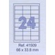 Etikete Forpus 66 x 33,8 mm 