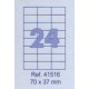 Etikete Forpus 70 x 37 mm