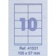 Etikete Forpus 105 x 57 mm