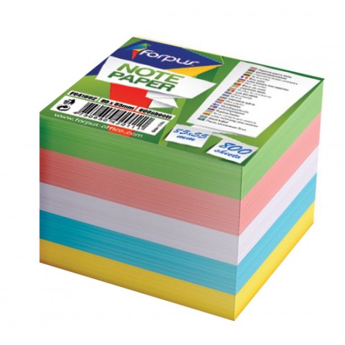  Listići za umetanje u kocku 85 x 85 mm, bijeli Listići za umetanje u kocku 85 x 85 mm, u boji