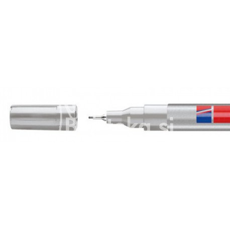 Marker z lakom Edding E-780, srebrn