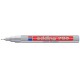 Marker z lakom Edding E-780, srebrn