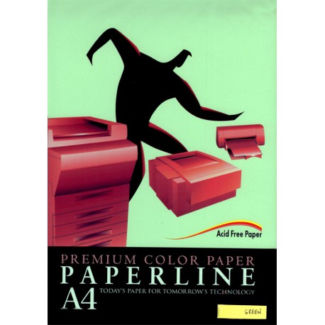 Fotokopirni papir Paperline A4, barvni - Green