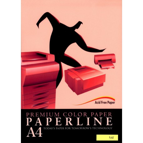 Fotokopirni papir Paperline A4, barvni - Rose