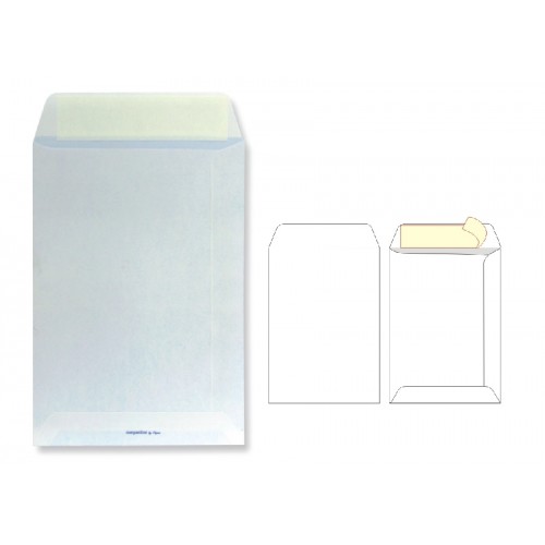 Kuverta vrećica C4 – 23 x 33 cm, bijela 100 g - 500/1