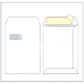 Kuverta vrećica C4 – 23 x 33 cm, prozor lijevo, 500/1