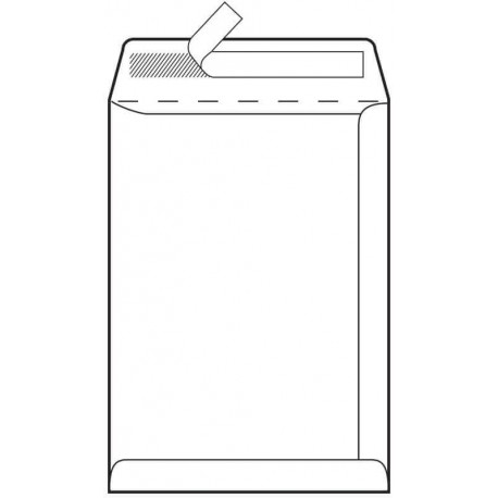 Kuverta vrećica B4, bijela 100 g, 1/1