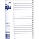 Pregradni registri A4+ PP A-Z, sivi