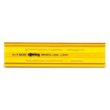 Šablona Rotring – Črke - 2 mm