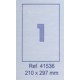 Etikete Forpus 210 x 297 mm