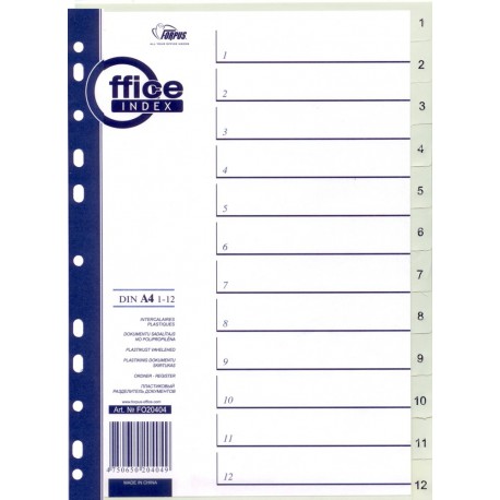 Pregradni registri PP 1-12, sivi