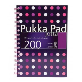 Zvezek špirala Pukka Pad Dots, A5 črte 26048