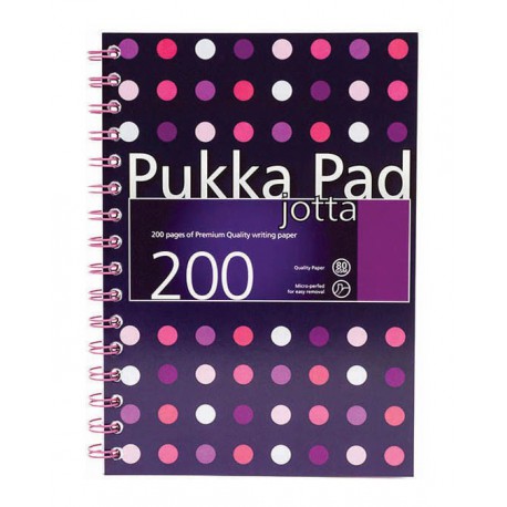 Zvezek špirala Pukka Pad Dots, A5 črte 26048
