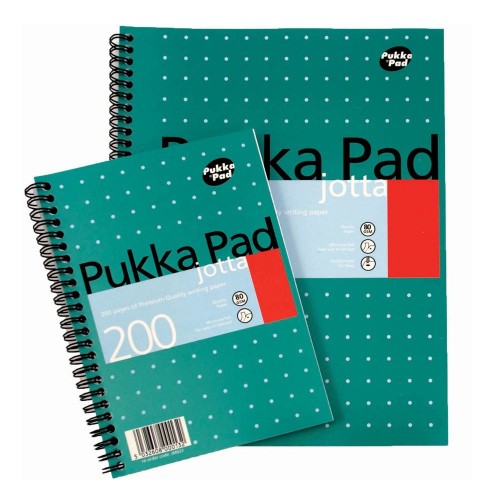 Spiralna bilježnica Pukka Pad Metalik, A4 sa crtama