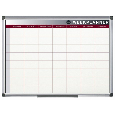 Ploča s tjednim planerom 60 x 90 cm
